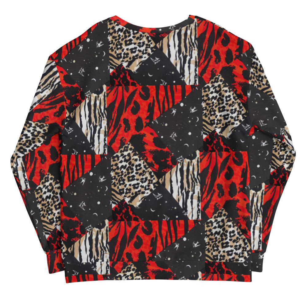 Piezas Cheetah/Bird Unisex Crewneck